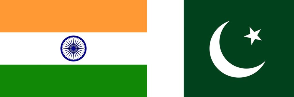 India & Pakistan Flag