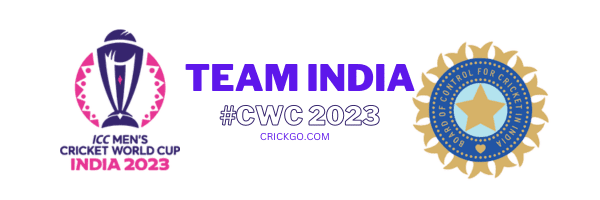 Indian Cricket Team Cricket World Cup Schedule 2023