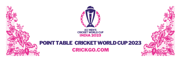Point Table Cricket World Cup 2023