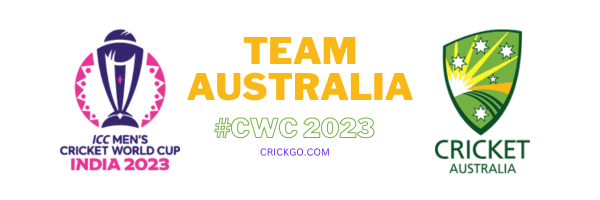 Australia Cricket Team World Cup Schedule 2023