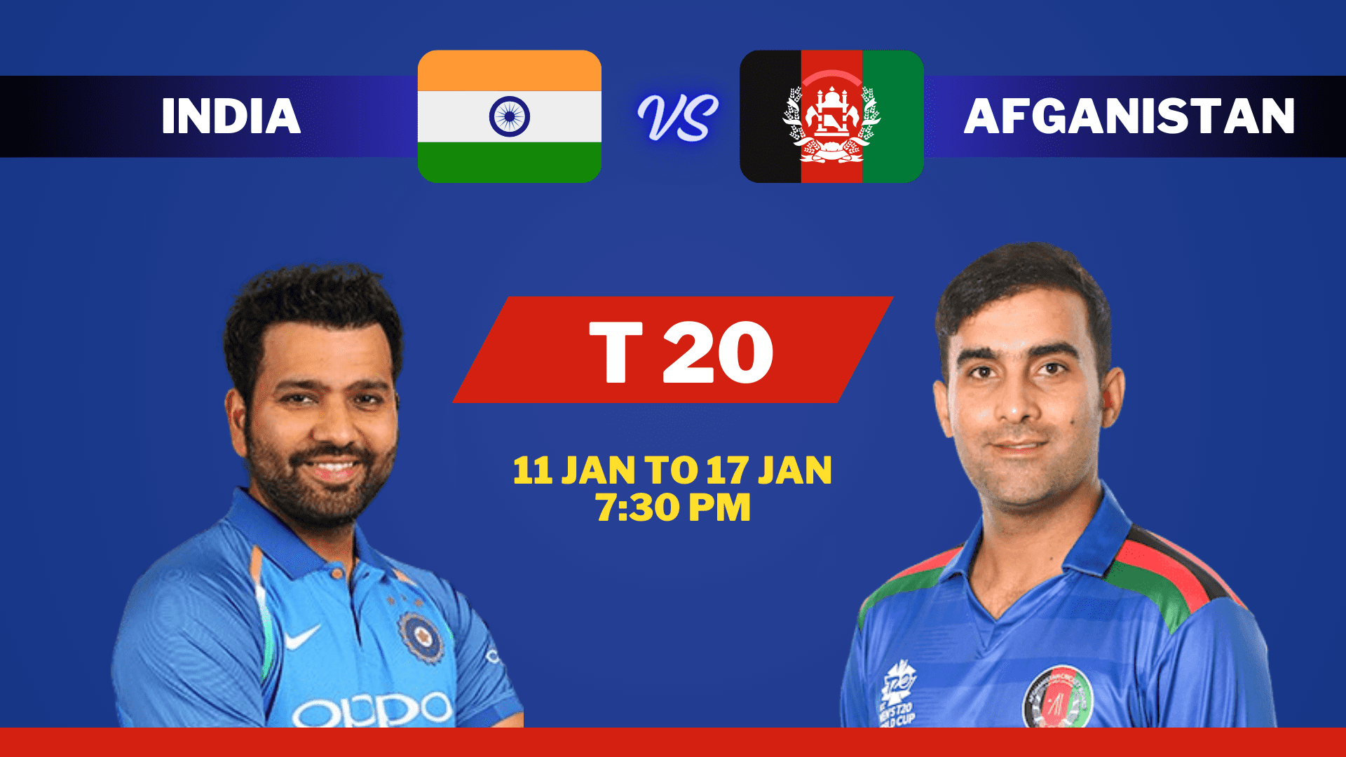 IND vs AFG T20 2024 : First T20 match on January 11, know the schedule,  team and live broadcast-streaming. » Crickgo